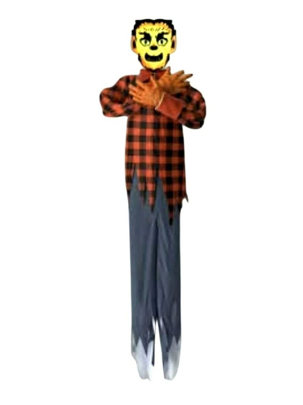 Hyde & Eek! Sound Activated 5 ft Werewolf Ghoul Halloween Animatronic Lights Up